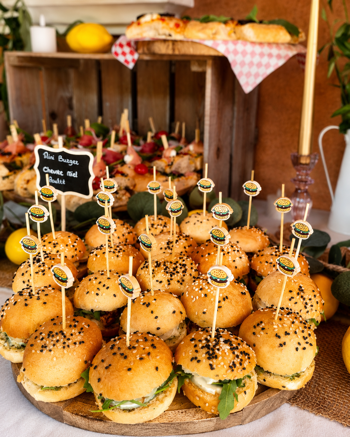 Mini burgers Pizz’Burger